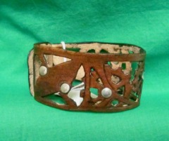 Nathan's Leatherworks Steampunk Bracelet (Open) NL03